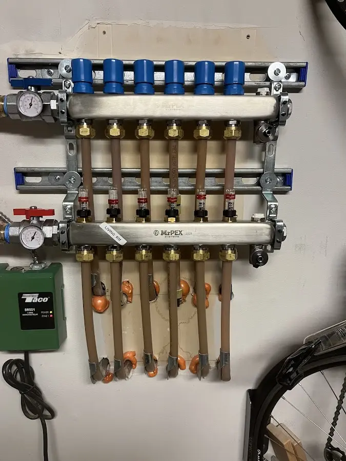 Plumber performing Gas Line Installation at a residential property in Montrose